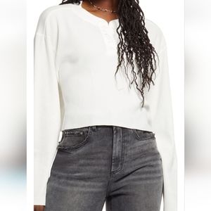 B.P. Cotton Blend thermal Henley Sz large